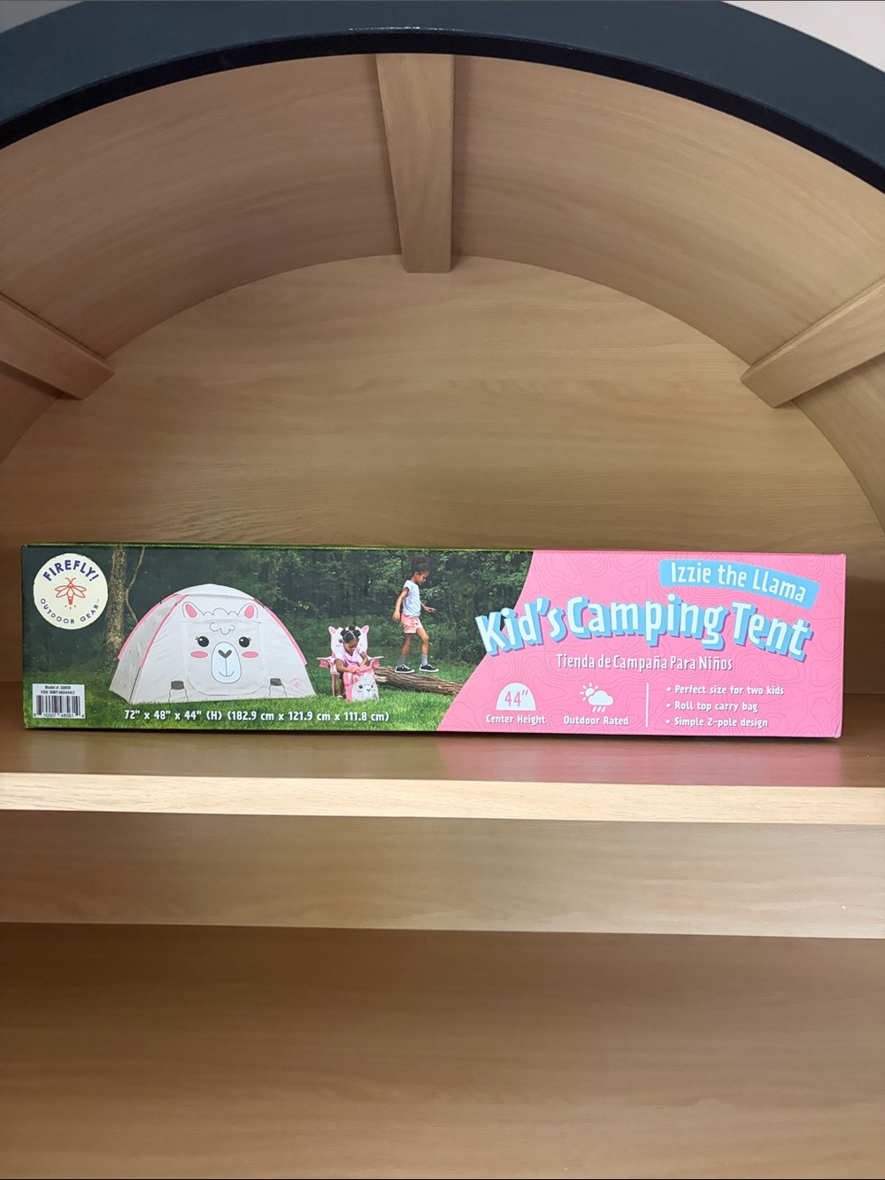 🏕️NIB• Izzie the Llama Kid’s Camping Tent | Pink/Cream | 72”x48”x44”(H) - Picture 4 of 12